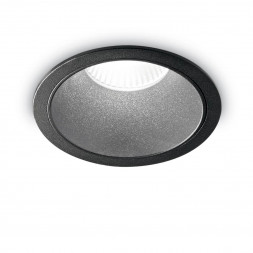 Встраиваемый светодиодный светильник Ideal Lux Game Round Black Black