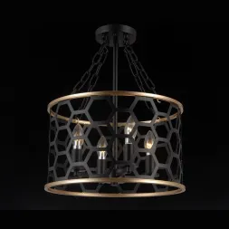 Подвесная люстра Natali Kovaltseva VALENCIA 81059-4C MATT BLACK