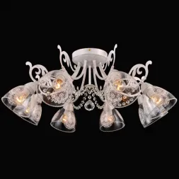 Потолочная люстра Natali Kovaltseva TULIP 75054/8C IVORY