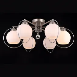 Потолочная люстра Natali Kovaltseva SPHERE II 81051-6C SATIN NICKEL