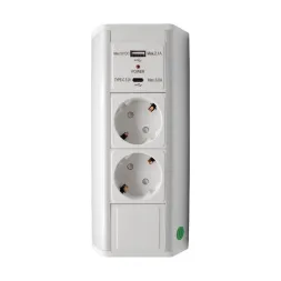 Блок розеток LK-BN1402 (2 секции 1 USB + 1 type-C беспроводная зарядка) Mebax 00-00002870