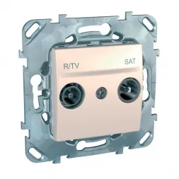 Розетка R-TV/SAT оконечная Schneider Electric Unica MGU5.455.25ZD