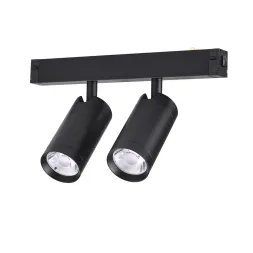 Трековый однофазный светильник AM Group AM528 BK-220V-2X10W SMART