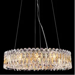 Подвесная люстра Crystal Lux Lirica SP10 D610 Chrome