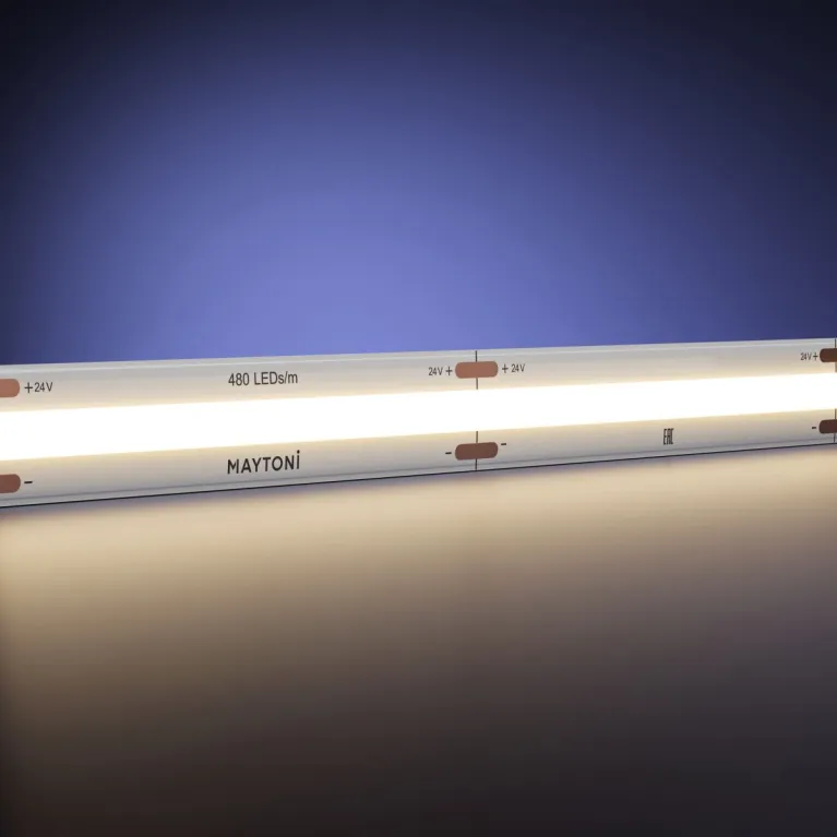 Светодиодная лента Maytoni Ultra 24В COB 15Вт/м 3000K 5м IP20 201224