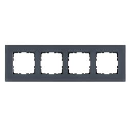 Рамка 4-постовая, стекло Маренго Jasmart G-Glass G1004GC