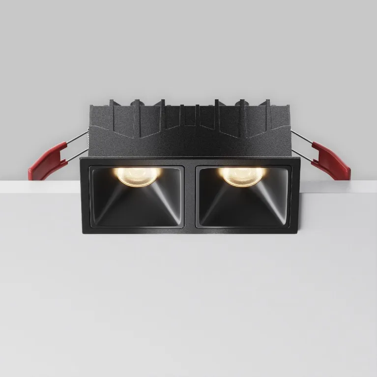 Встраиваемый светильник Maytoni Alfa Led Downlight DL043-02-10W3K-SQ-B-1