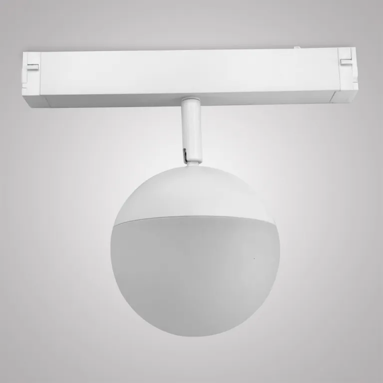 Трековый однофазный светильник AM Group AM529 WH-220V-9W SMART