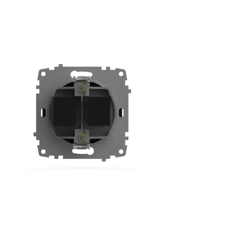 Розетка компьютерная двухместная (Cat 6) ELBI Jazz 607-004800-248