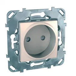 Розетка Schneider Electric Unica б/з со шторками 16A 250V MGU5.033.25ZD