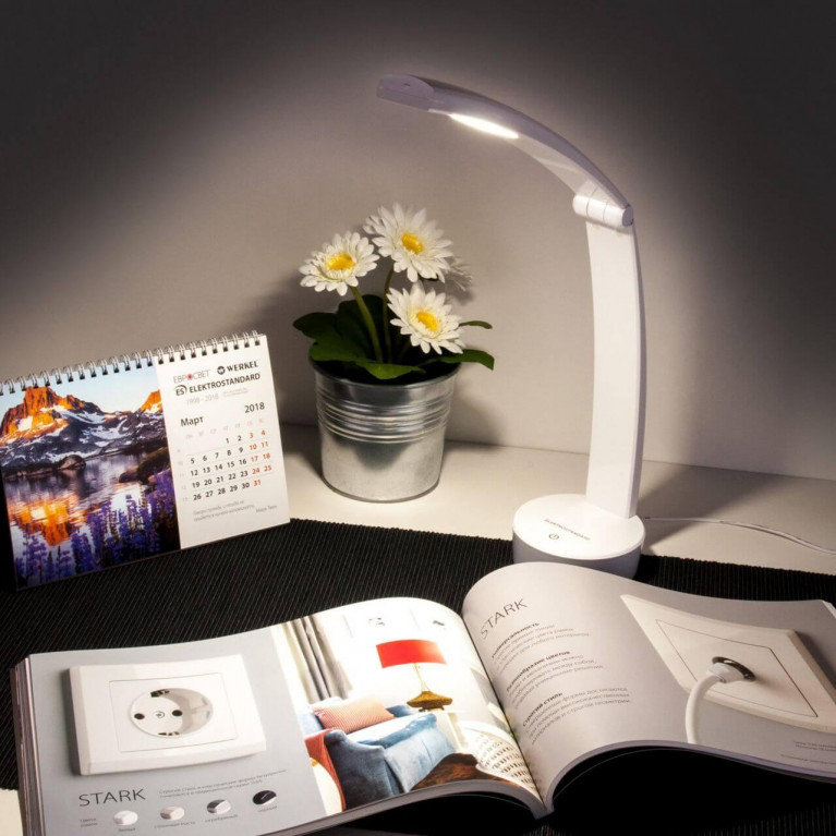 Настольная лампа Elektrostandard TL90500 Rizar белый 4690389111563