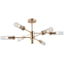 Люстра на штанге Illumico IL5608-6CST-79 GD