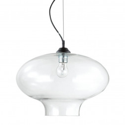 Подвесной светильник Ideal Lux Bistro SP1 Round Trasparente