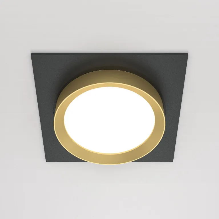Встраиваемый светильник Maytoni Technical Hoop DL086-GX53-SQ-BG