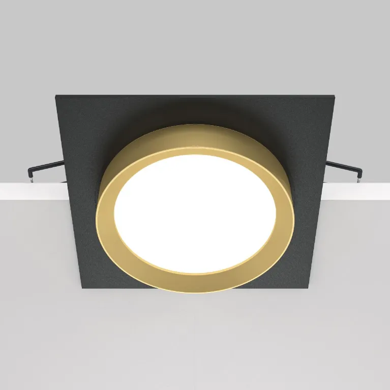 Встраиваемый светильник Maytoni Technical Hoop DL086-GX53-SQ-BG