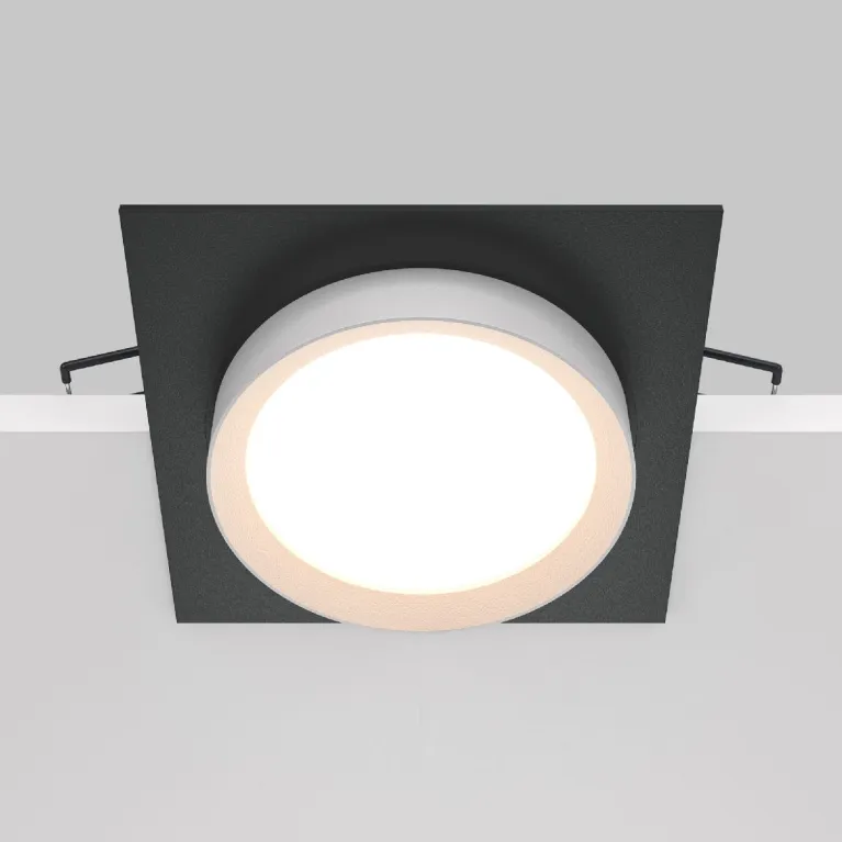 Встраиваемый светильник Maytoni Technical Hoop DL086-GX53-SQ-BW