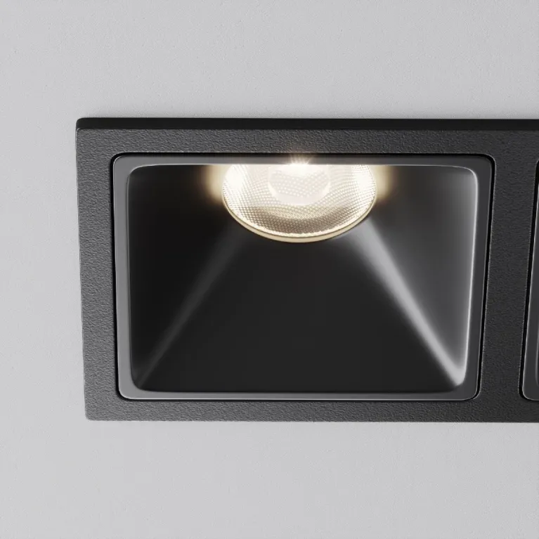 Встраиваемый светильник Maytoni Alfa LED DL043-02-10W4K-SQ-B-1