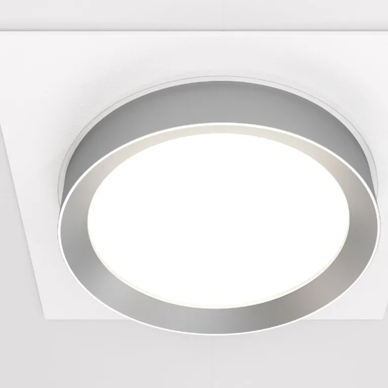 Встраиваемый светильник Maytoni Technical Hoop DL086-GX53-SQ-WS