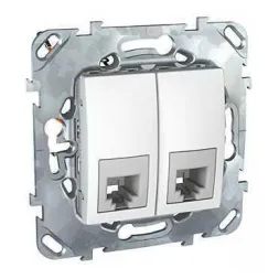Розетка телефонная 2xRJ11 Schneider Electric Unica MGU5.9090.18ZD