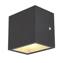 Уличный настенный светодиодный светильник SLV Sitra Cube 1002032