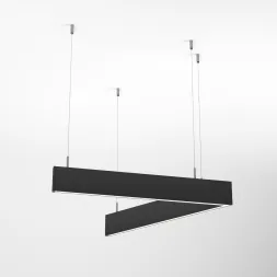 Подвесной светодиодный светильник Arlight ALT-LINEAIR-ANGLE-60-FLAT-UPDOWN-DIM-1290x1115-85W Warm300