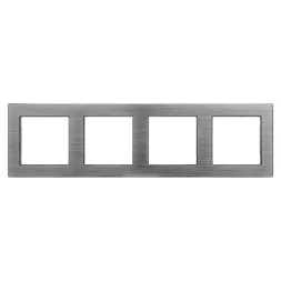 Рамка на 4 поста Arlight FRM-PRESTO-ALS-4-GR 043863