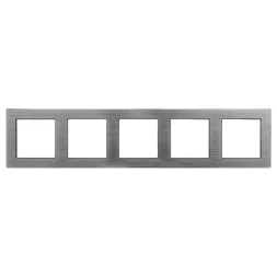 Рамка на 5 постов Arlight FRM-PRESTO-ALS-5-GR 043864