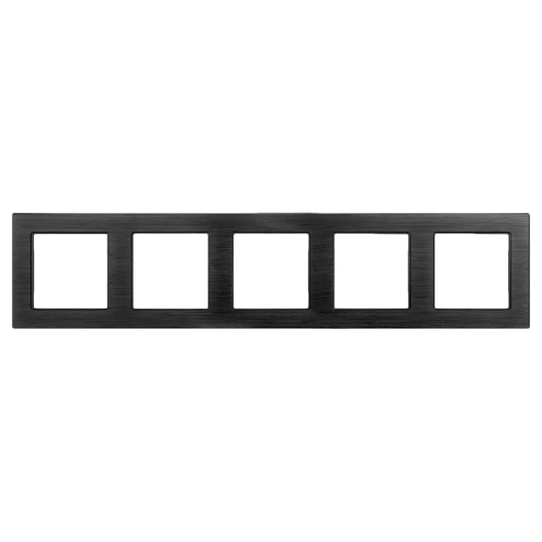 Рамка на 5 постов Arlight FRM-PRESTO-ALS-5-BK 043865
