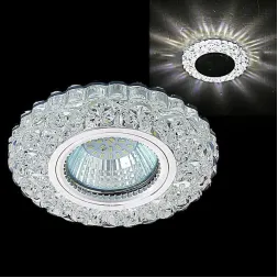 Встраиваемый светильник Reluce 51608-9.0-001MN MR16+LED3W WH