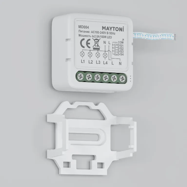W-Fi выключатель четырехканальный Maytoni Smart home MD004