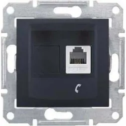 Розетка телефонная RJ11 Schneider Electric Sedna SDN4101170