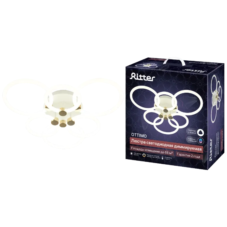 Потолочная люстра Ritter Ottimo 51613 6