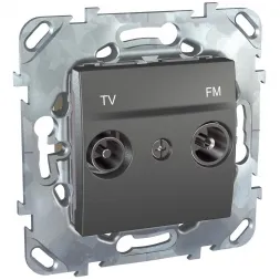 Розетка TV/FM оконечная Schneider Electric Unica MGU5.452.12ZD