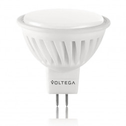 Лампа светодиодная Voltega GU5.3 7W 2800К полусфера матовая VG1-S2GU5.3warm7W 4698