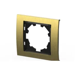 Рамка одноместная ELBI Zena Platin 500-073400-271