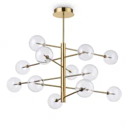 Подвесная люстра Ideal Lux Equinoxe SP12 Ottone Antico