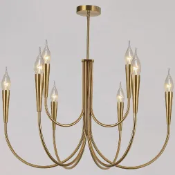 Люстра на штанге Illumico IL0441-9P-79 BRASS VASE
