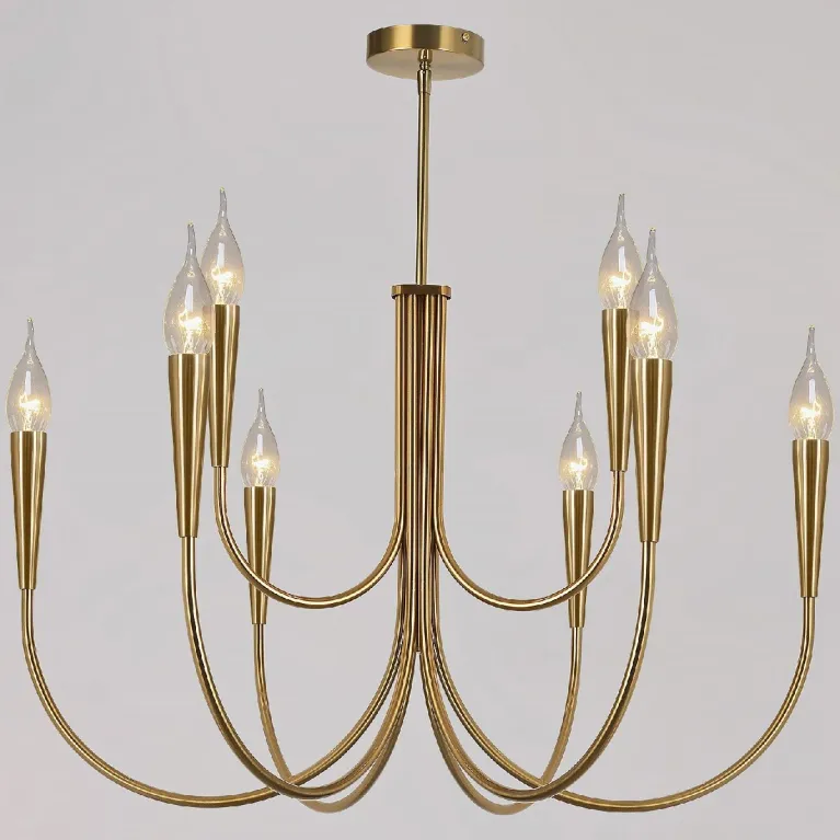 Люстра на штанге Illumico IL0441-9P-79 BRASS VASE