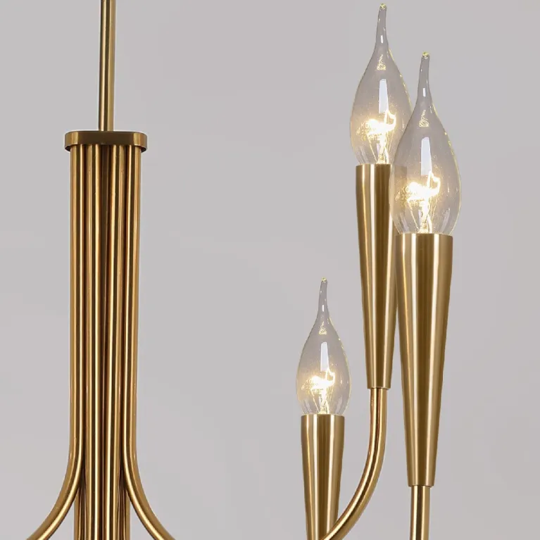 Люстра на штанге Illumico IL0441-9P-79 BRASS VASE