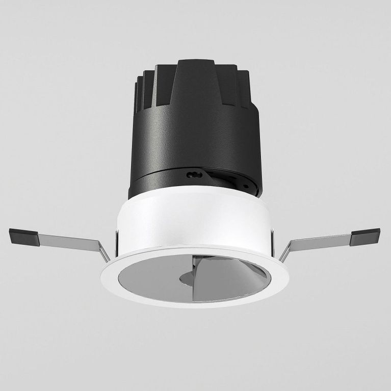 Встраиваемый светодиодный светильник Elektrostandard Inline 25090/LED 10W 4000K белый/хром a064611