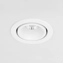 Встраиваемый светодиодный светильник Elektrostandard Nulla 15267/LED 7W 3000K BK/BK белый/белый a063