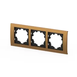 Рамка трехместная ELBI Zena Platin 500-073500-227