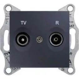 Розетка TV/R проходная Schneider Electric Sedna 4dB SDN3301870