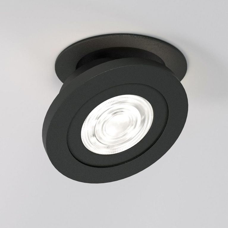Встраиваемый светодиодный светильник Elektrostandard Surf 25084/LED 6W 4000K черный a063675