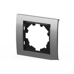 Рамка одноместная ELBI Zena Platin 500-073600-271