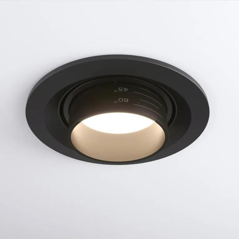 Встраиваемый светодиодный светильник Elektrostandard Zoom 9920 LED 15W 3000K черный a064033