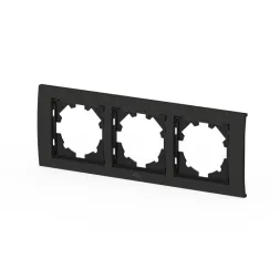 Рамка трехместная ELBI Zena Platin 500-073700-227