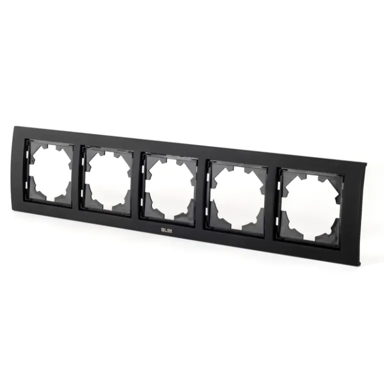 Рамка пятиместная ELBI Zena Platin 500-073700-250