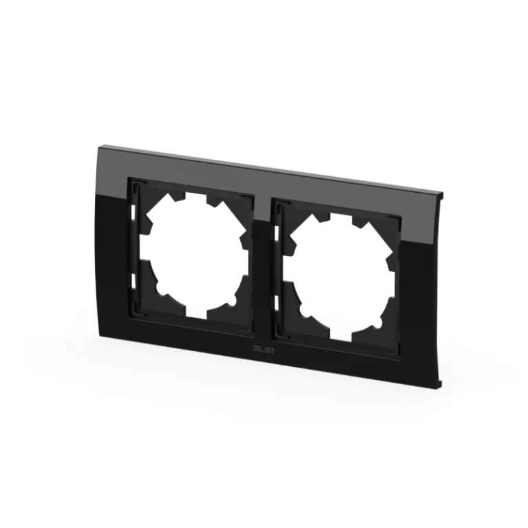 Рамка двухместная ELBI Zena Platin 500-073300-226