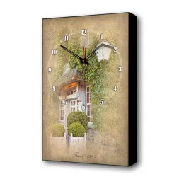 Настенные часы Французский дворик II Timebox Toplight 60х37х4см TL-C5031